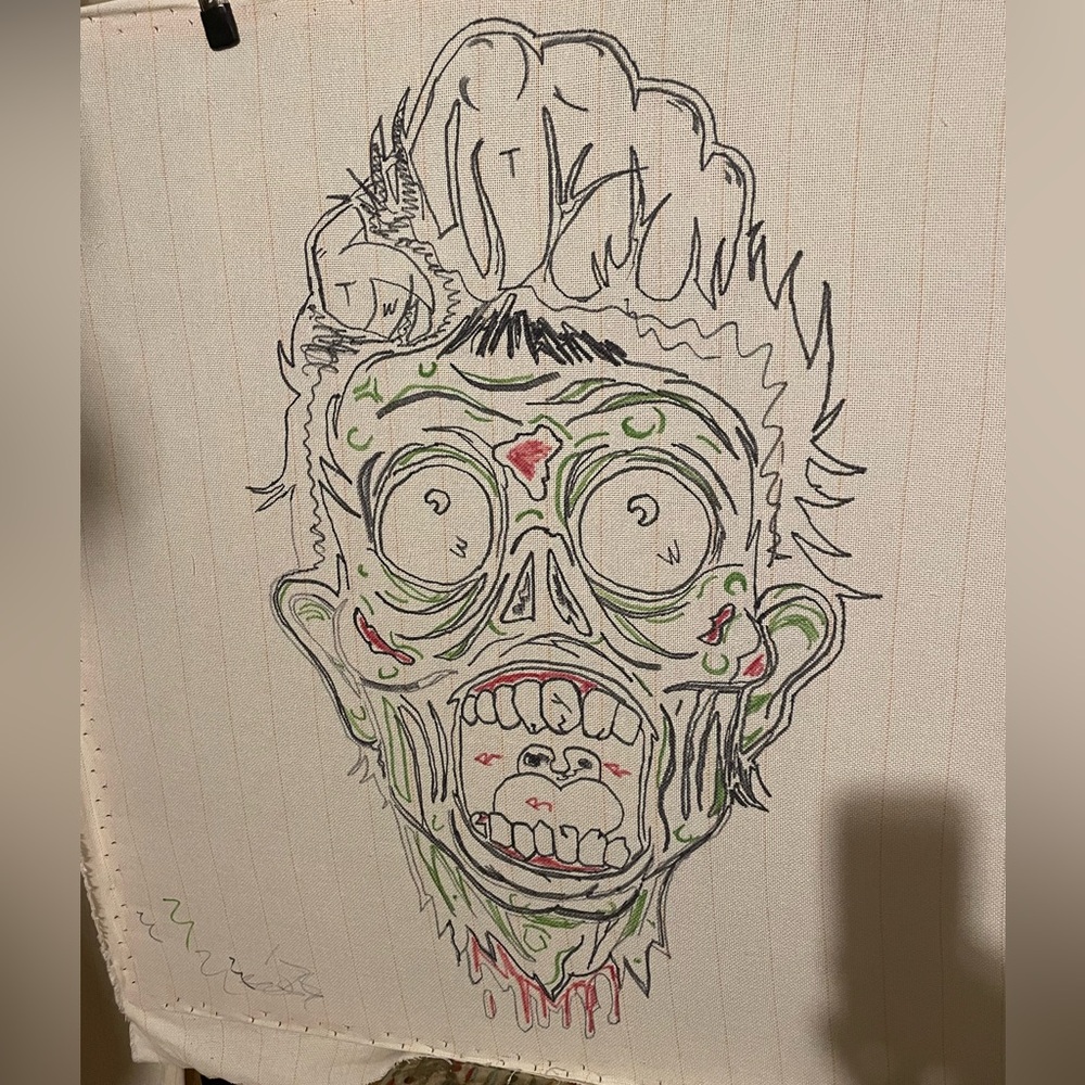 Handmade Zombie Rug - Picture 2 of 6